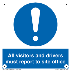 Visitors & drivers to office